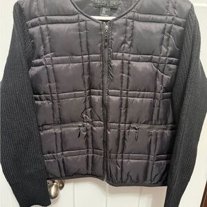 Rachel Zoe Women's Black Quilted Jacket size XL NWOT